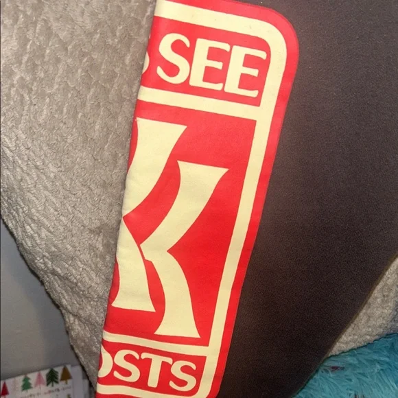 Lucky Me I See Ghosts Darl Grey Hoodie - Picture 3 of 6